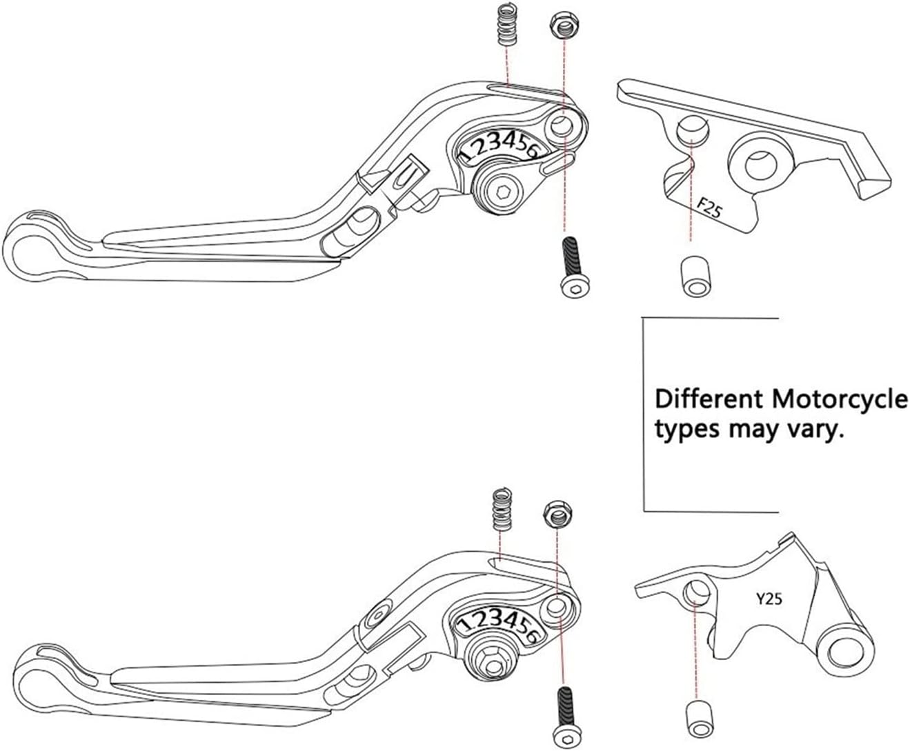 Brake Clutch Levers, K-awasaki NINJ-A Z 650 Z650 2016 2017 2018 20
